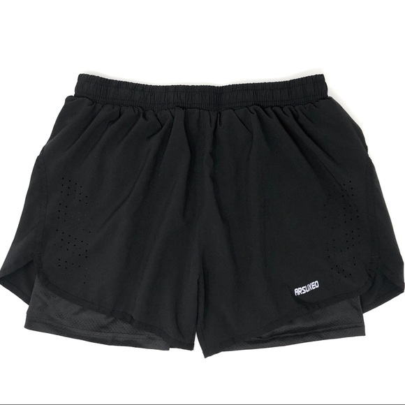 Arsuxeo Men’s Active Training/Running Shorts - Picture 4 of 8